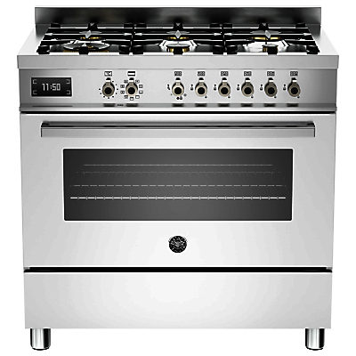 Bertazzoni Professional Series 90cm Dual Fuel Single Range Cooker White
